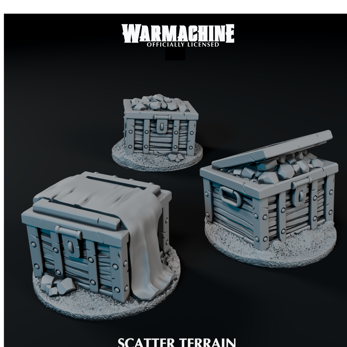 Warmachine 3D Gravedigger Security Checkpoint