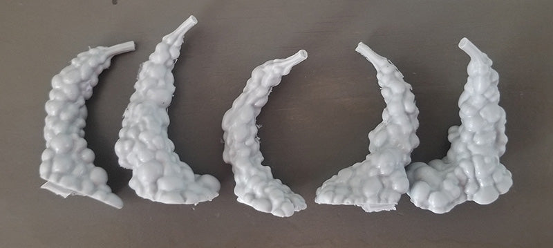 Smoke Trail Stands compatible w/ Sanguinary Guard, Ork Stormboy, Warhammer 40k