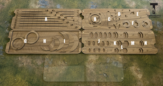 Widget tray contents
