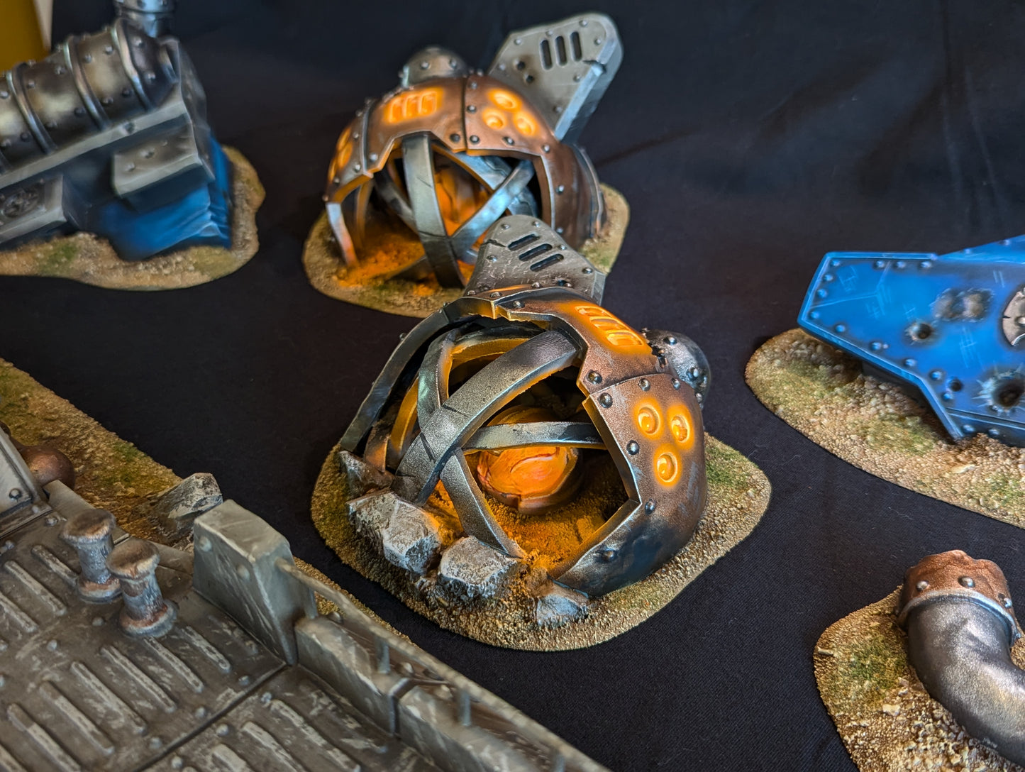 Warmachine 3D Crashed Grave Digger Airship