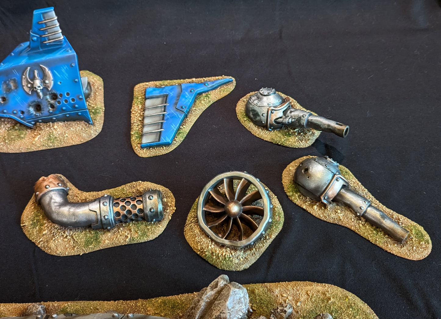 Warmachine 3D Crashed Grave Digger Airship