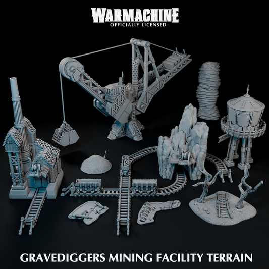 Warmachine 3D Gravedigger Mining Facility
