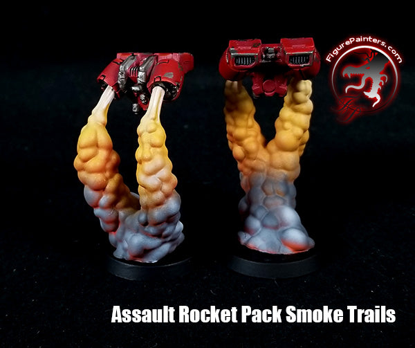 Smoke Trail Stands compatible w/ assault marines, Warhammer 40k