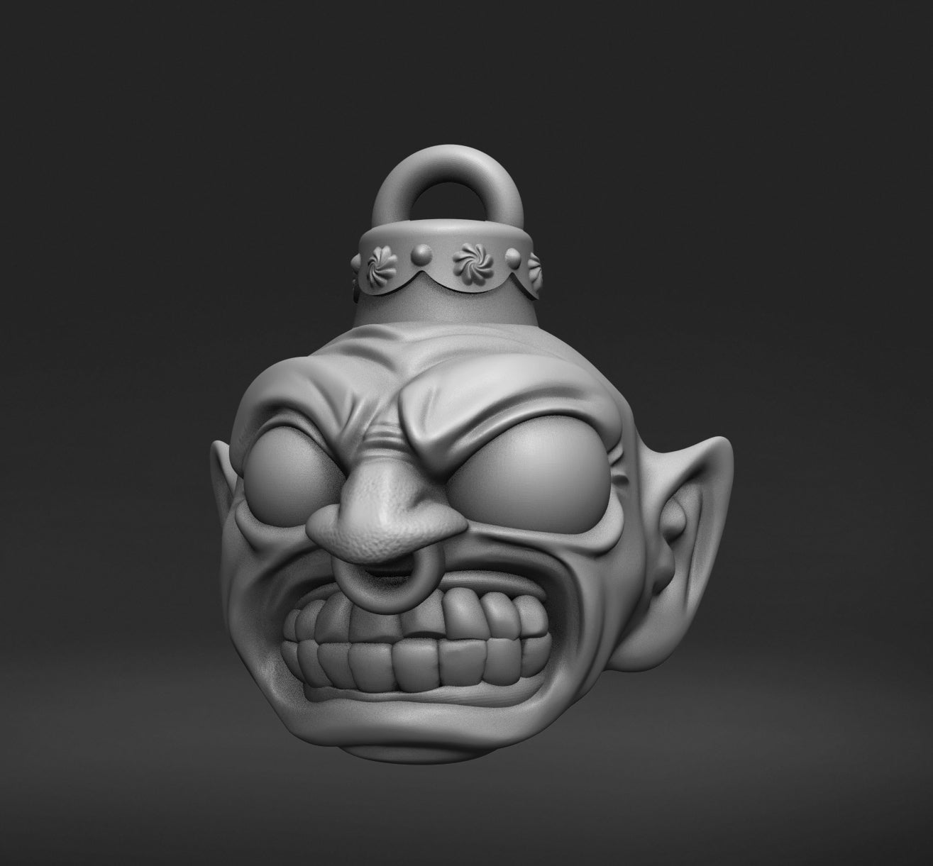 Goblin Christmas Orcnament 2 (Orc Ornament)