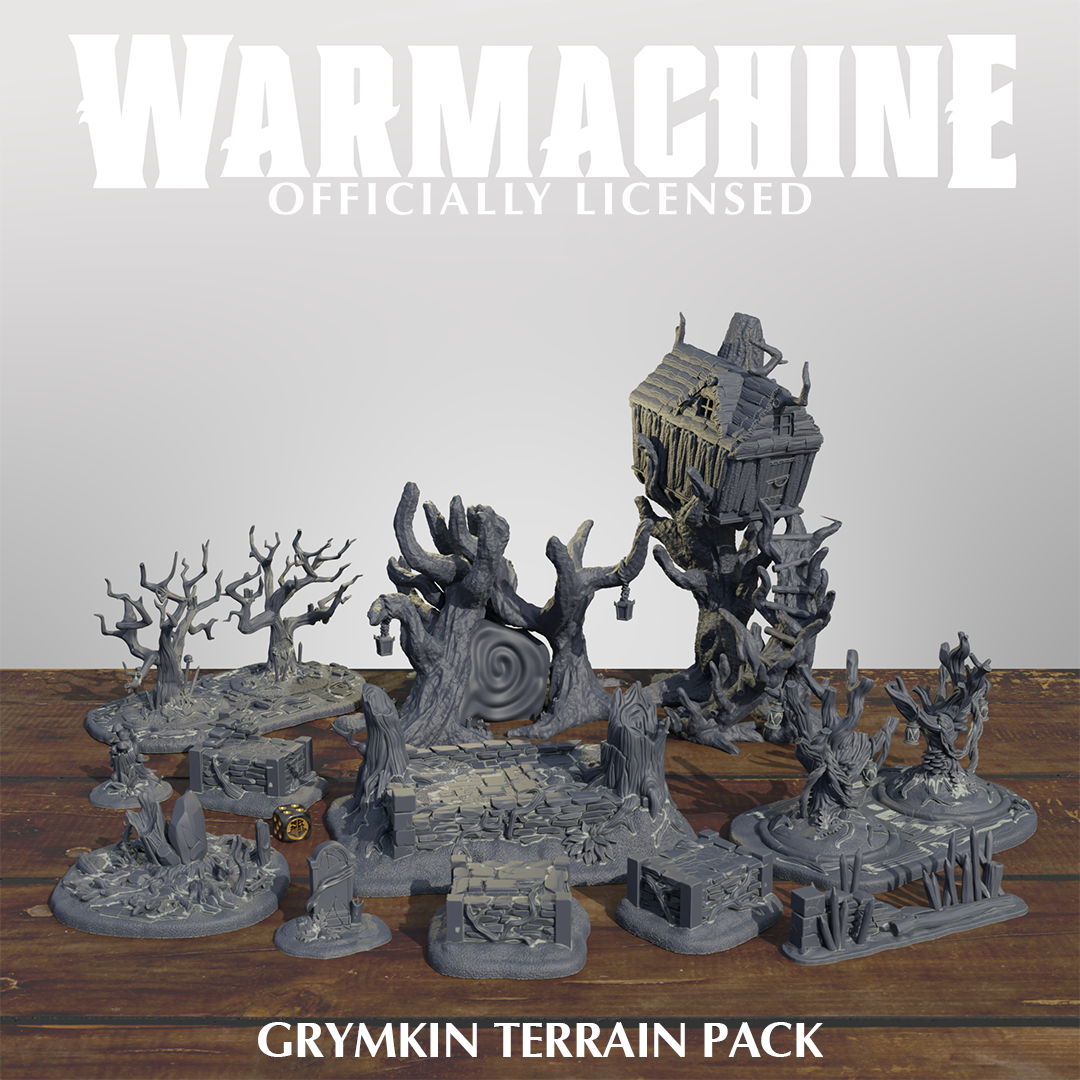 Warmachine 3D Grymkin Terrain
