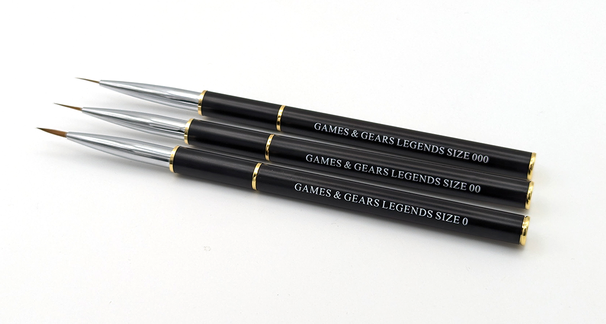 Games & Gears Legends Kolinsky Sable set