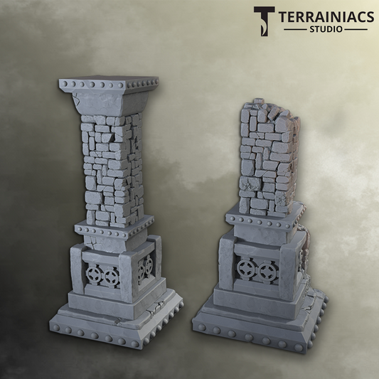 Steampunk Pillars