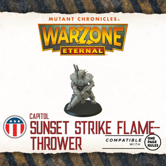 Sunset Striker Flamethrower Support