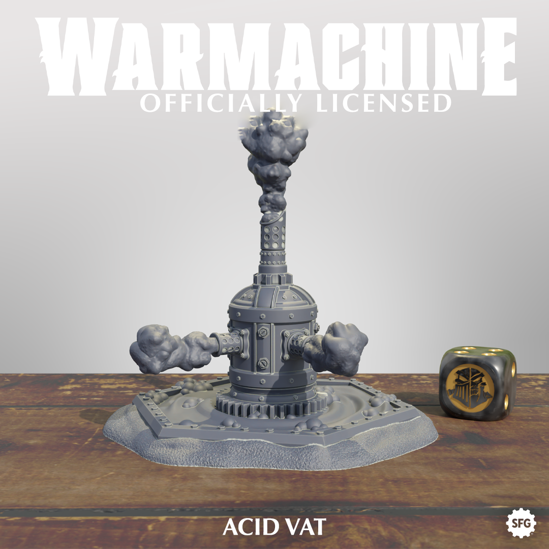 Warmachine 3D Crucible Guard Terrain Pack
