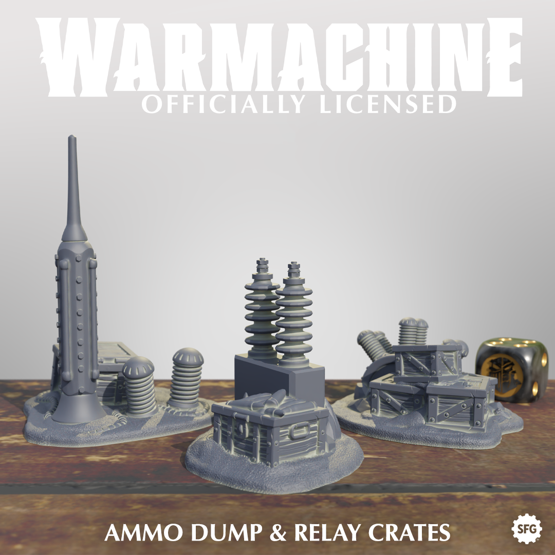 Warmachine 3D Storm Legion Terrain Pack