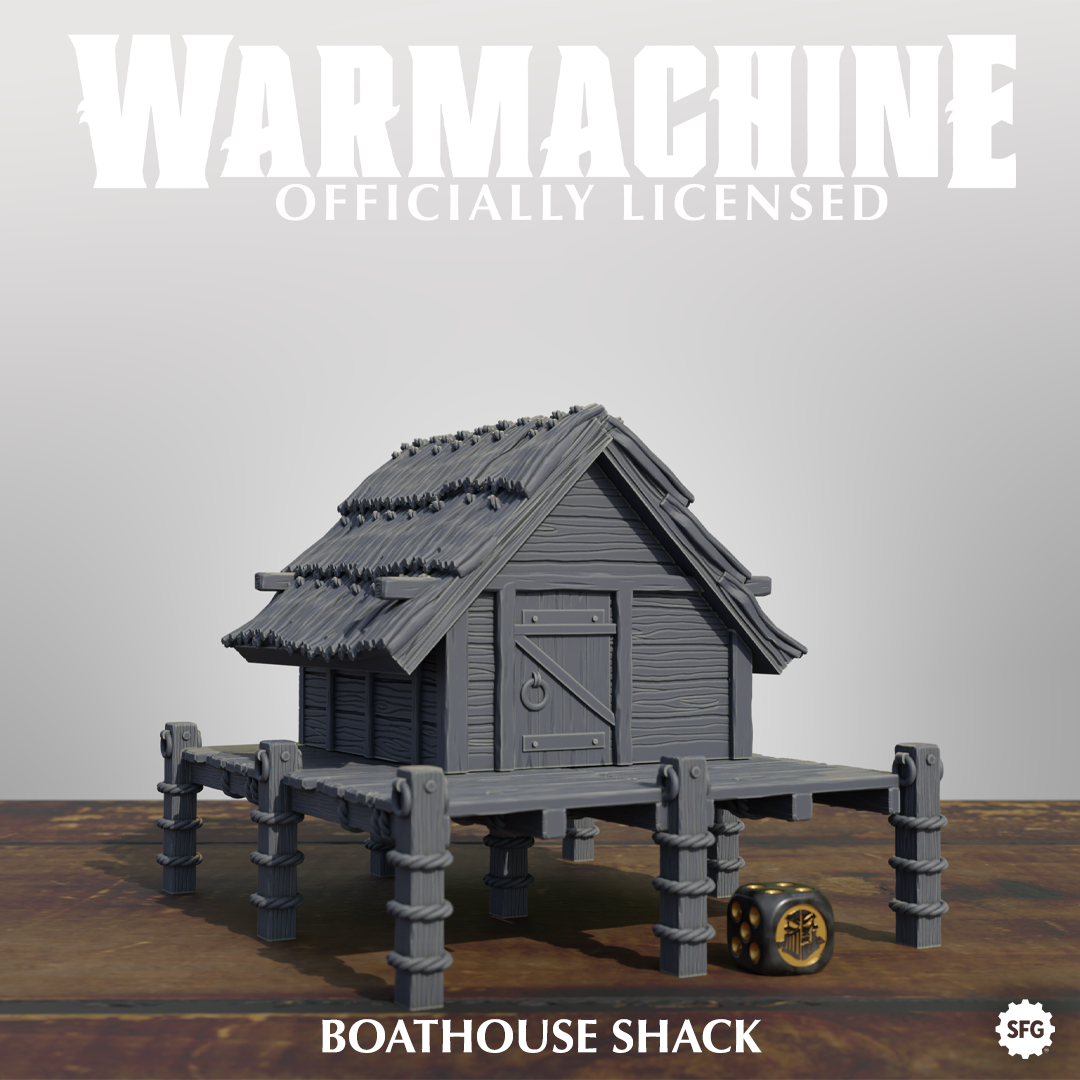 Warmachine 3D Brineblood  Marauders Terrain Pack