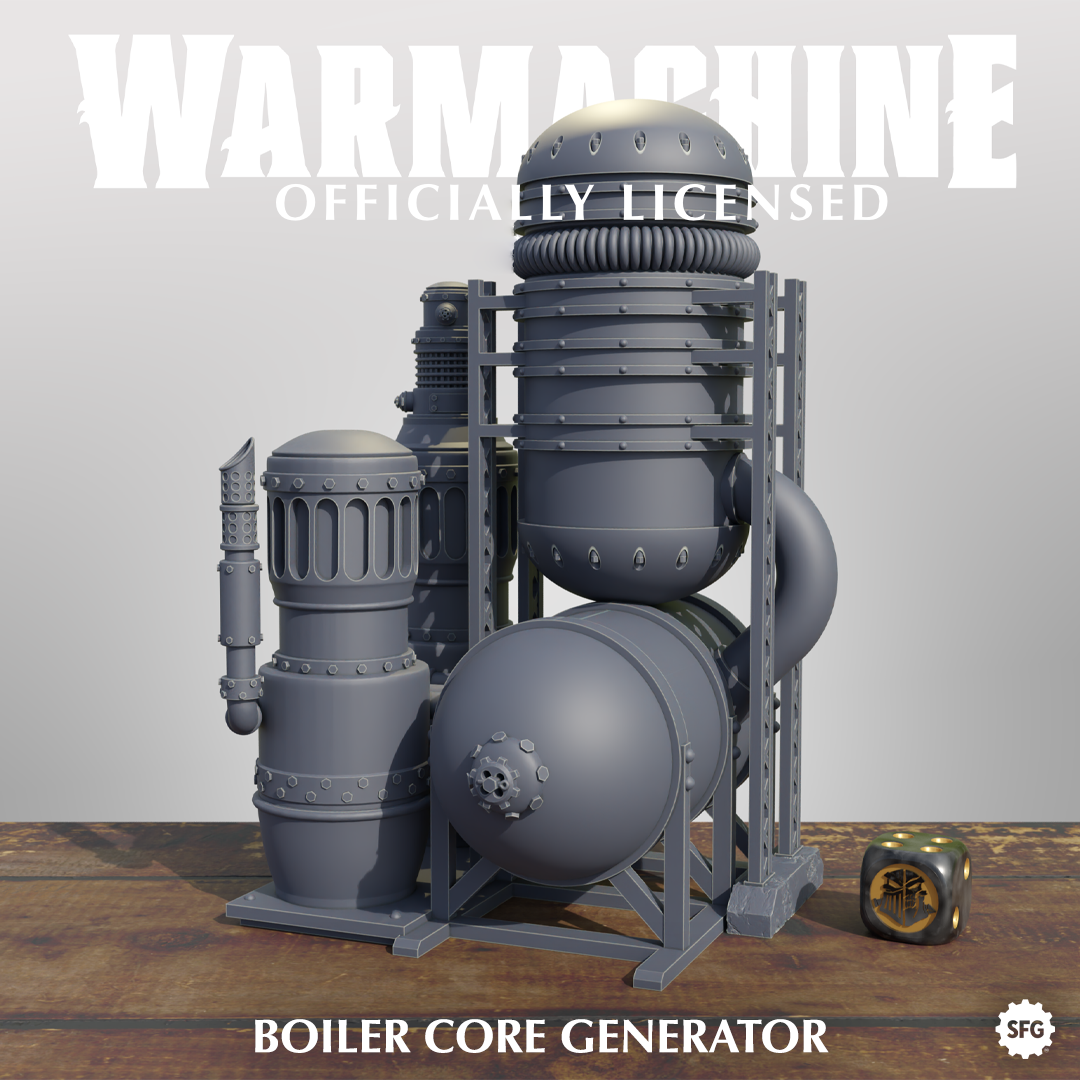 Warmachine 3D Crucible Guard Terrain Pack