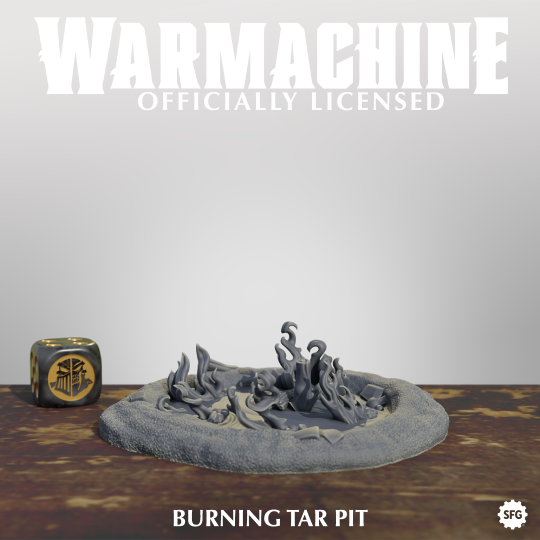 Warmachine 3D Brineblood  Marauders Terrain Pack