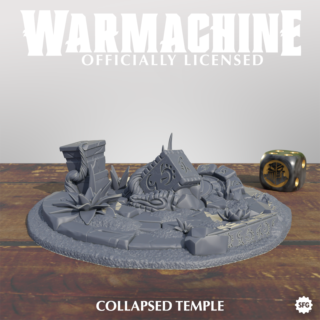 Warmachine 3D Kithguard Terrain Pack