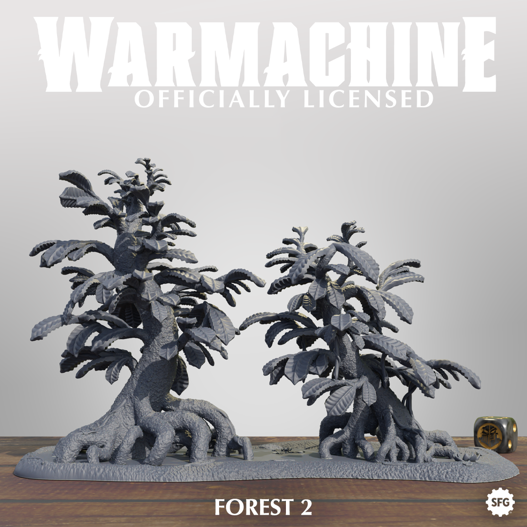 Warmachine 3D Kithguard Terrain Pack