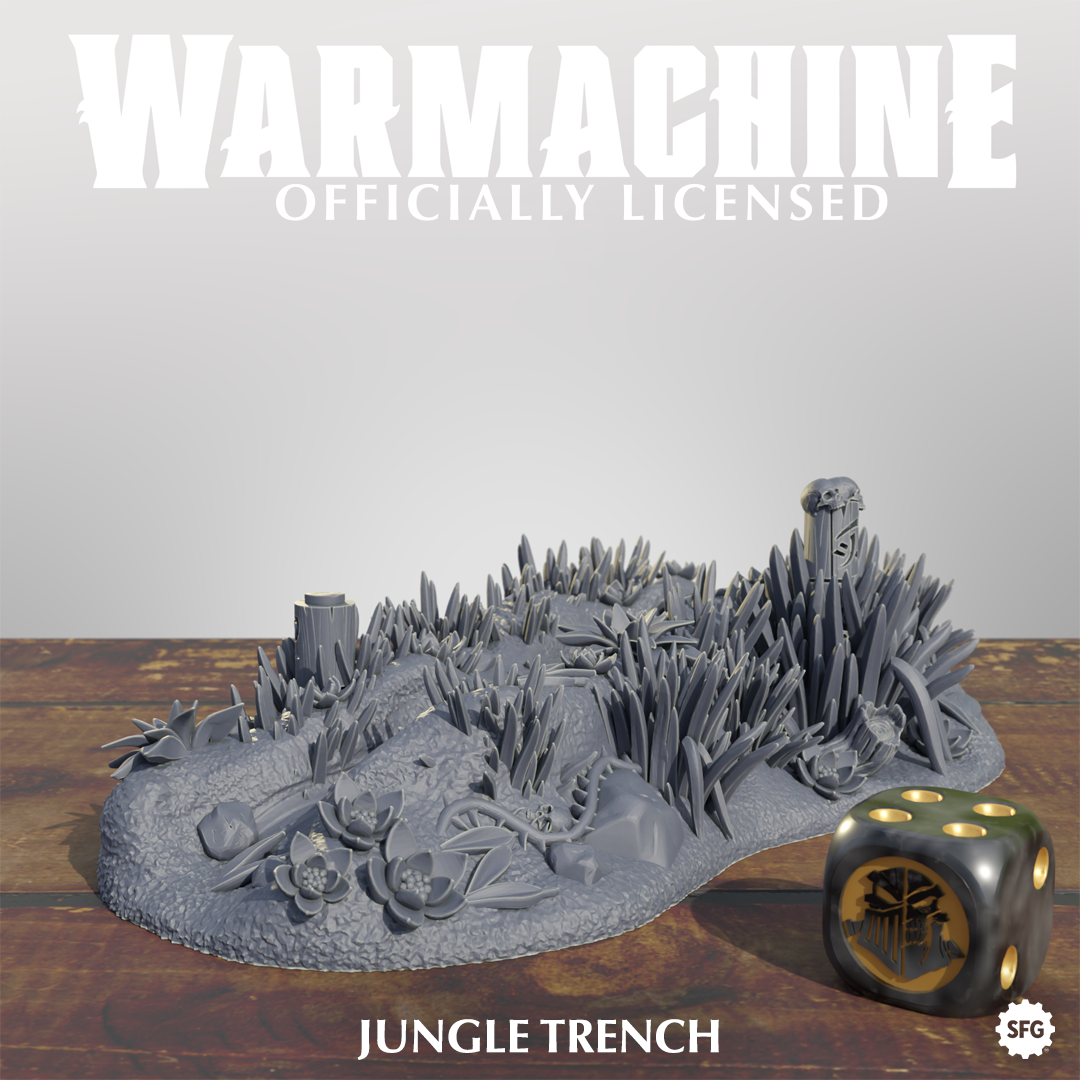 Warmachine 3D Kithguard Terrain Pack