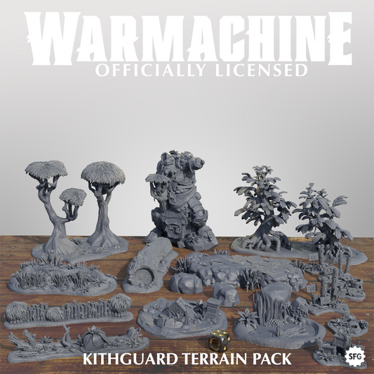 Warmachine 3D Kithguard Terrain Pack