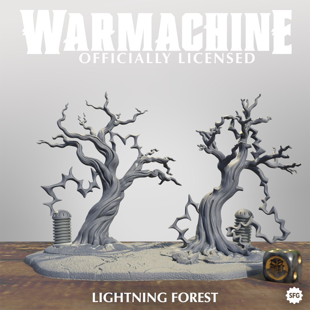 Warmachine 3D Storm Legion Terrain Pack