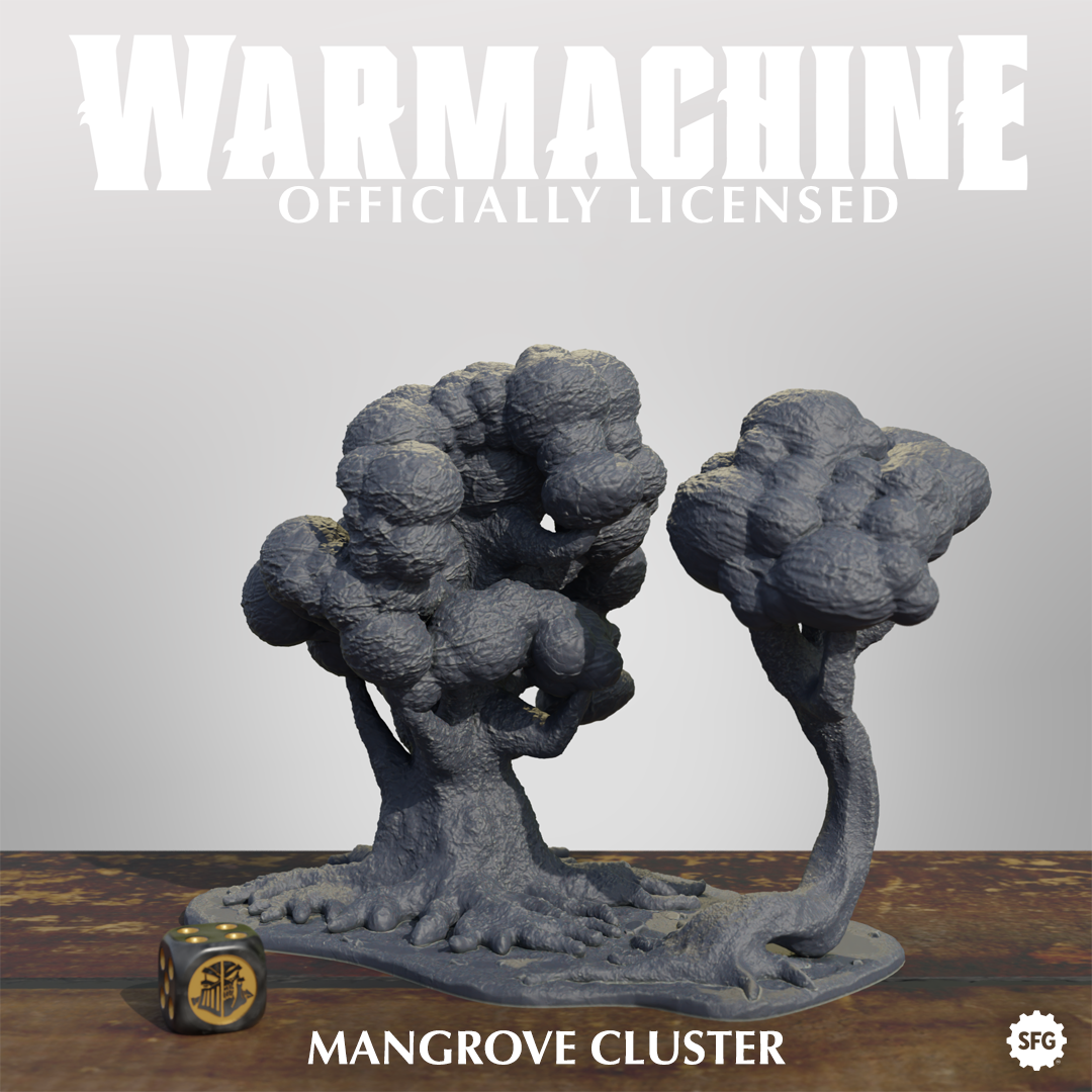 Warmachine 3D Brineblood  Marauders Terrain Pack