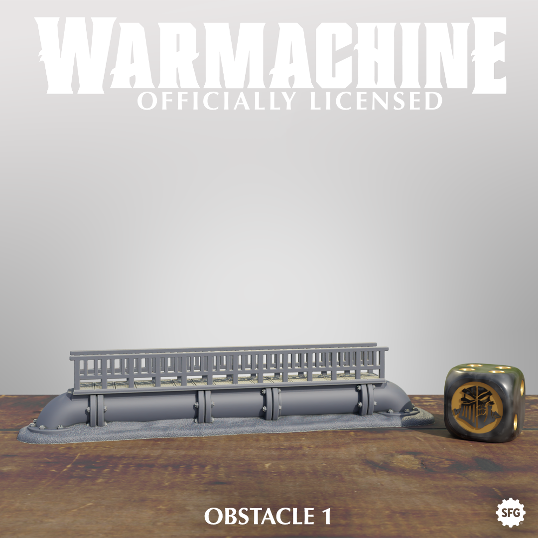 Warmachine 3D Crucible Guard Terrain Pack