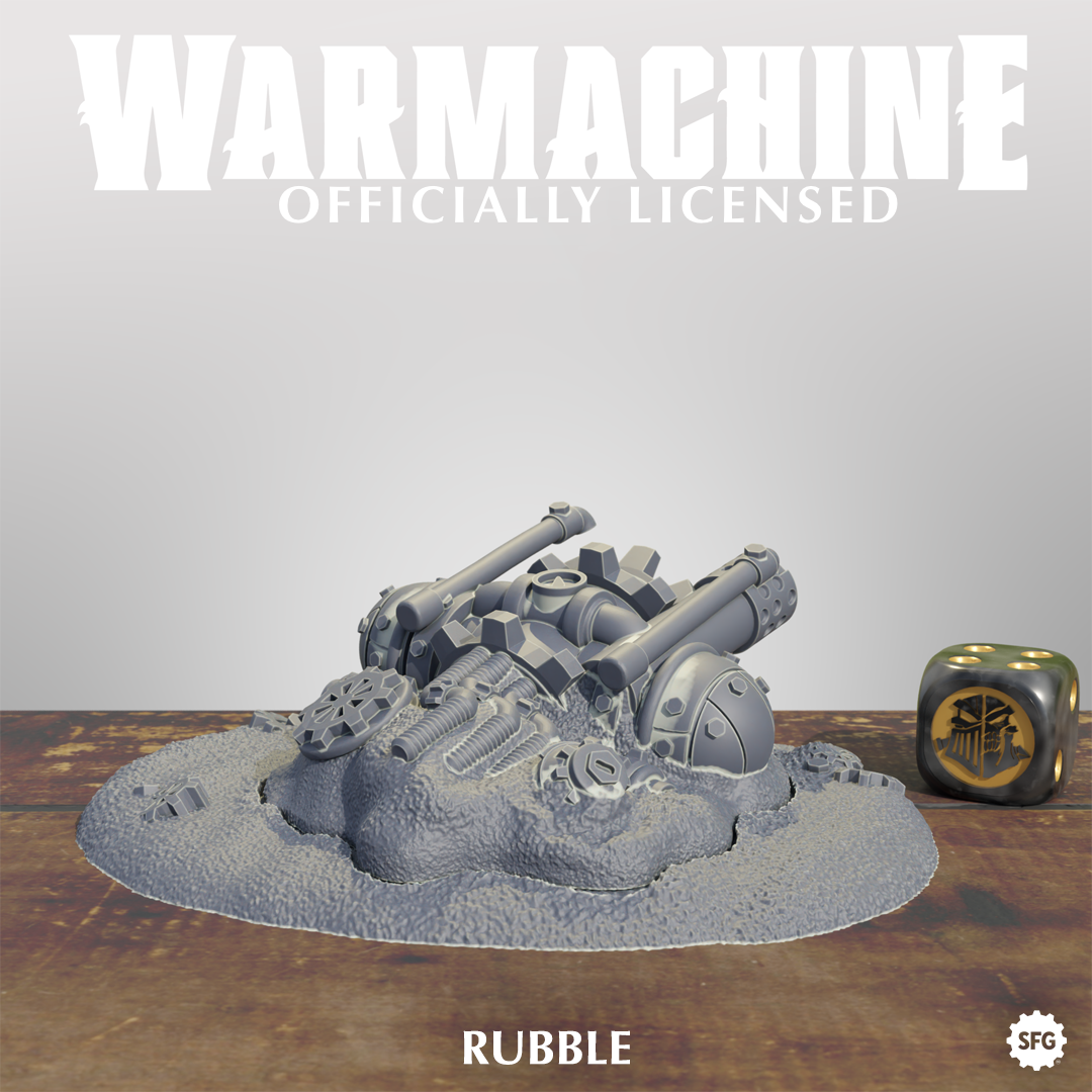 Warmachine 3D Crucible Guard Terrain Pack