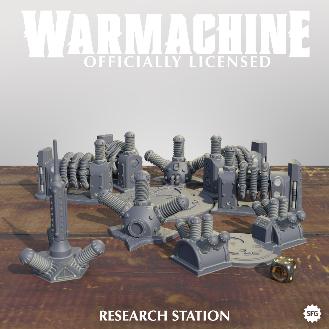 Warmachine 3D Storm Legion Terrain Pack