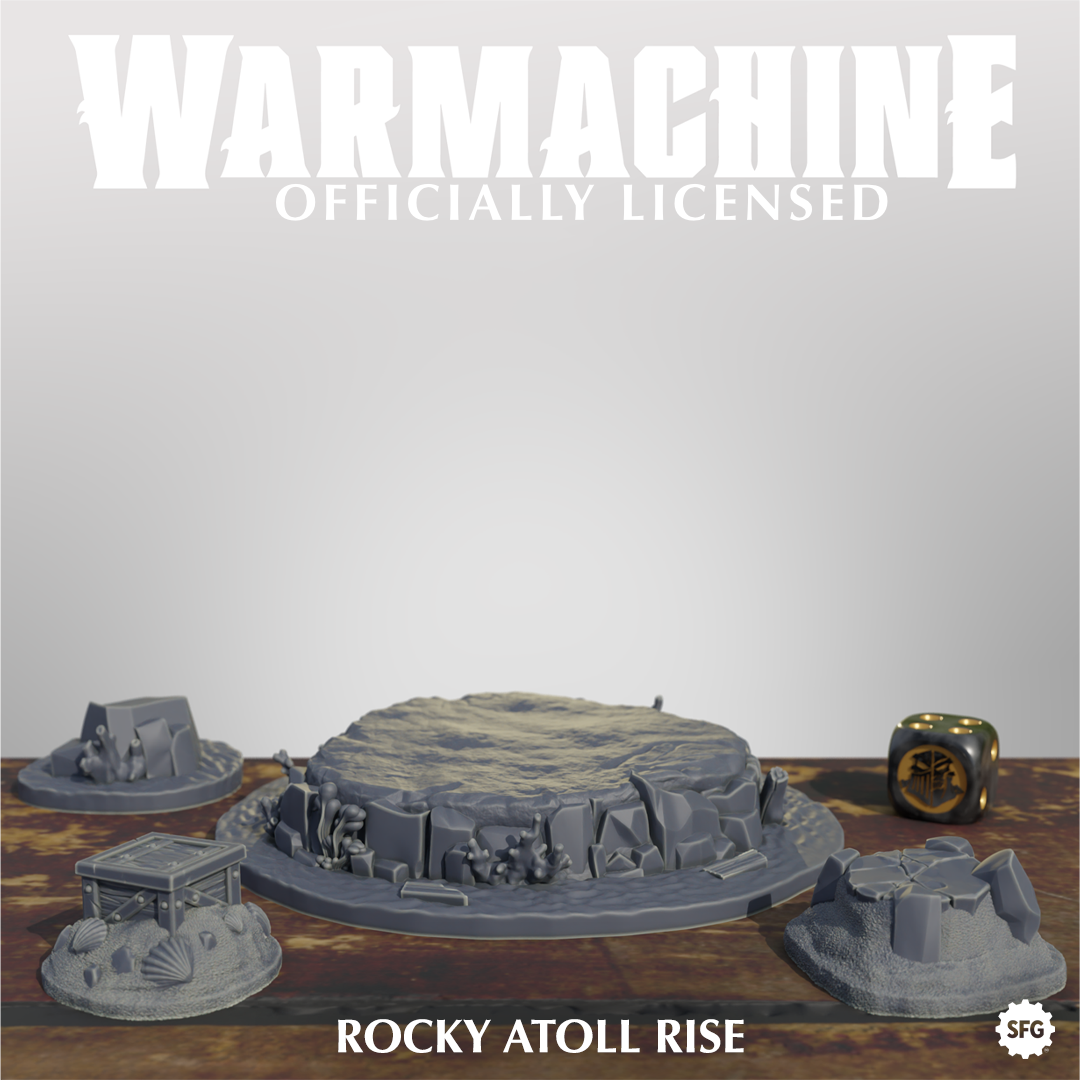 Warmachine 3D Brineblood  Marauders Terrain Pack