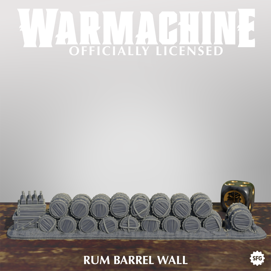 Warmachine 3D Brineblood  Marauders Terrain Pack
