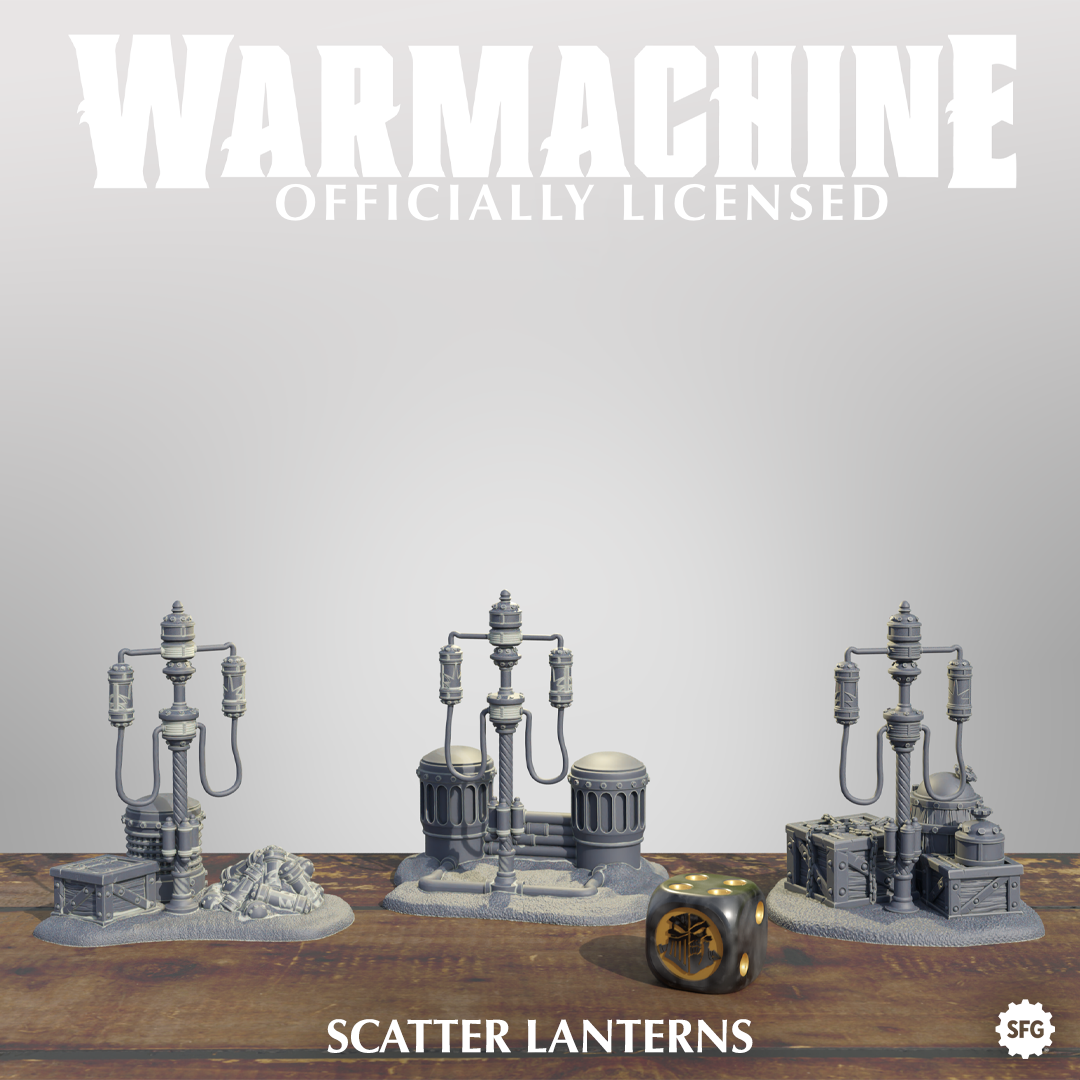 Warmachine 3D Crucible Guard Terrain Pack
