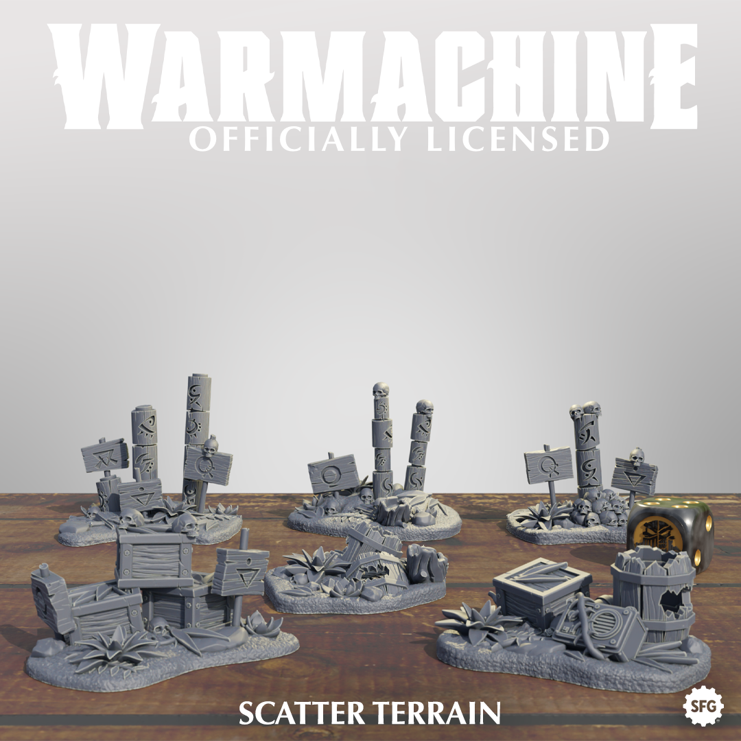 Warmachine 3D Kithguard Terrain Pack