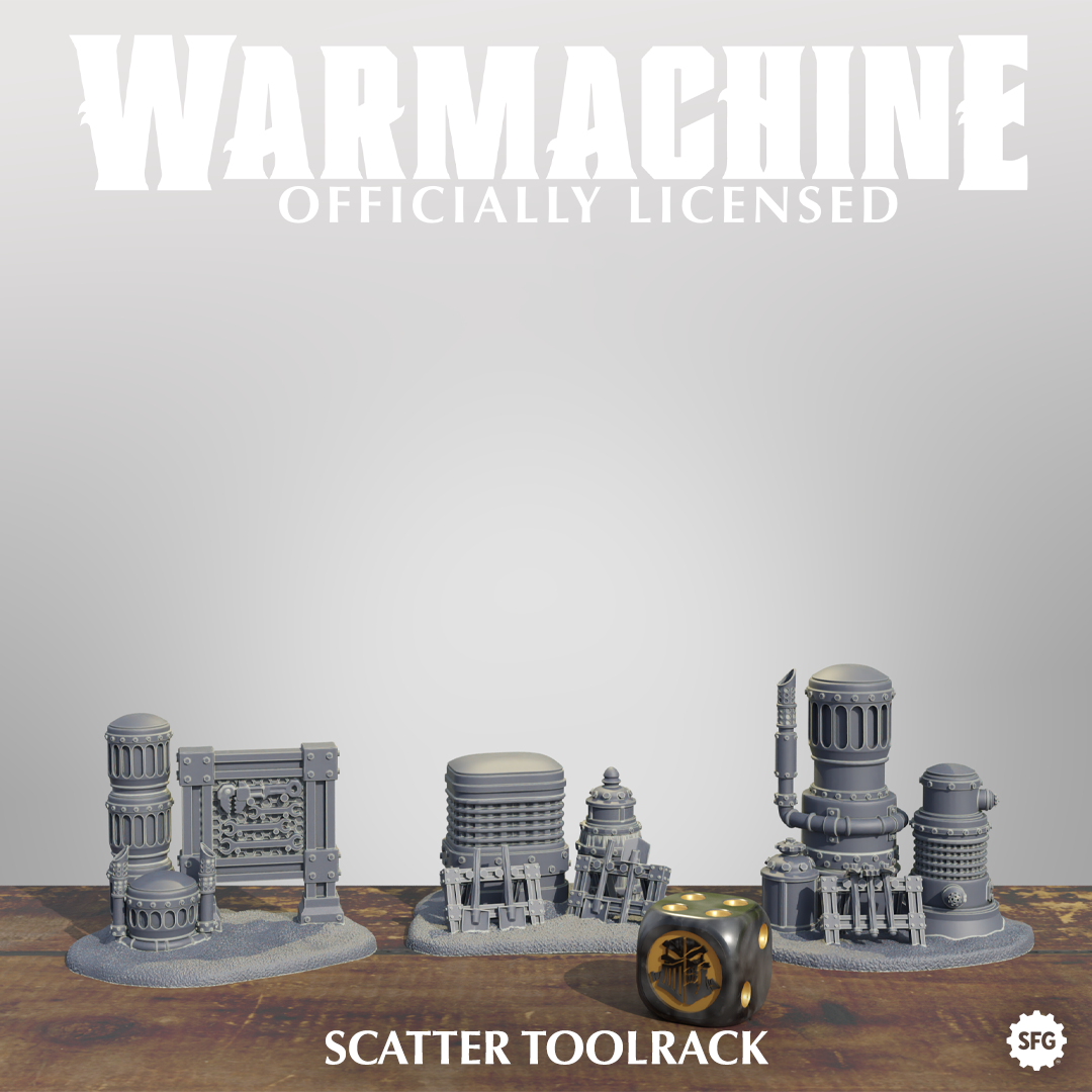 Warmachine 3D Crucible Guard Terrain Pack