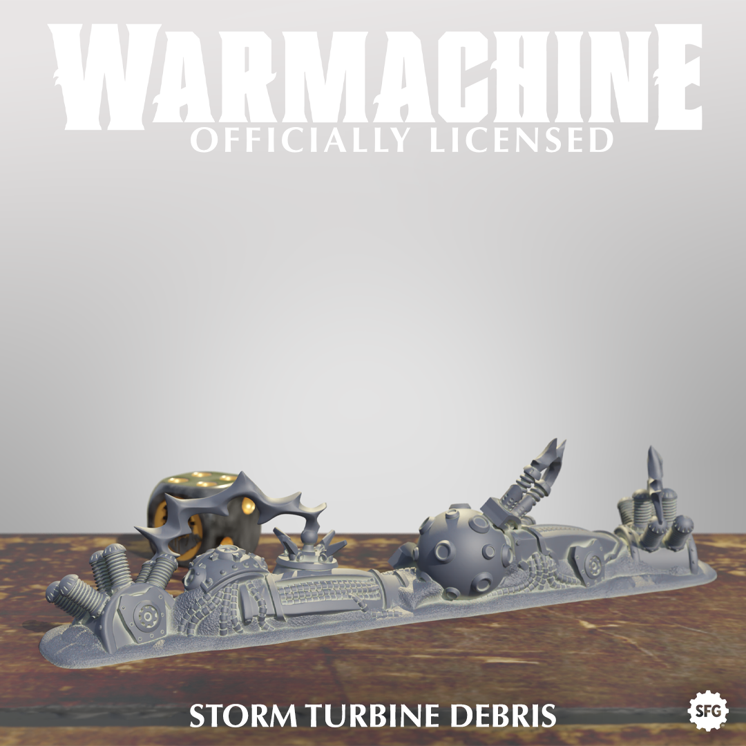 Warmachine 3D Storm Legion Terrain Pack