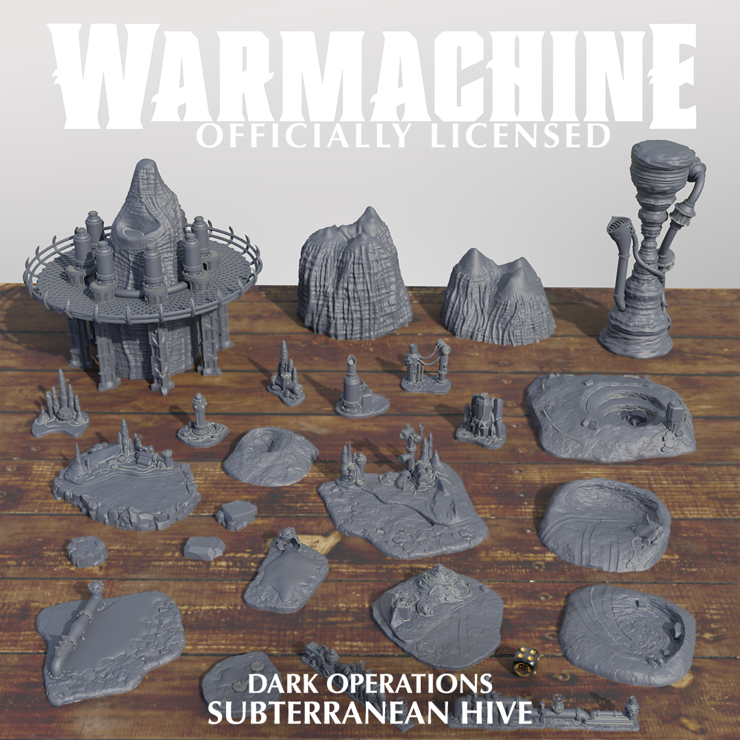 Warmachine 3D Dark Operation Subterranean Hive