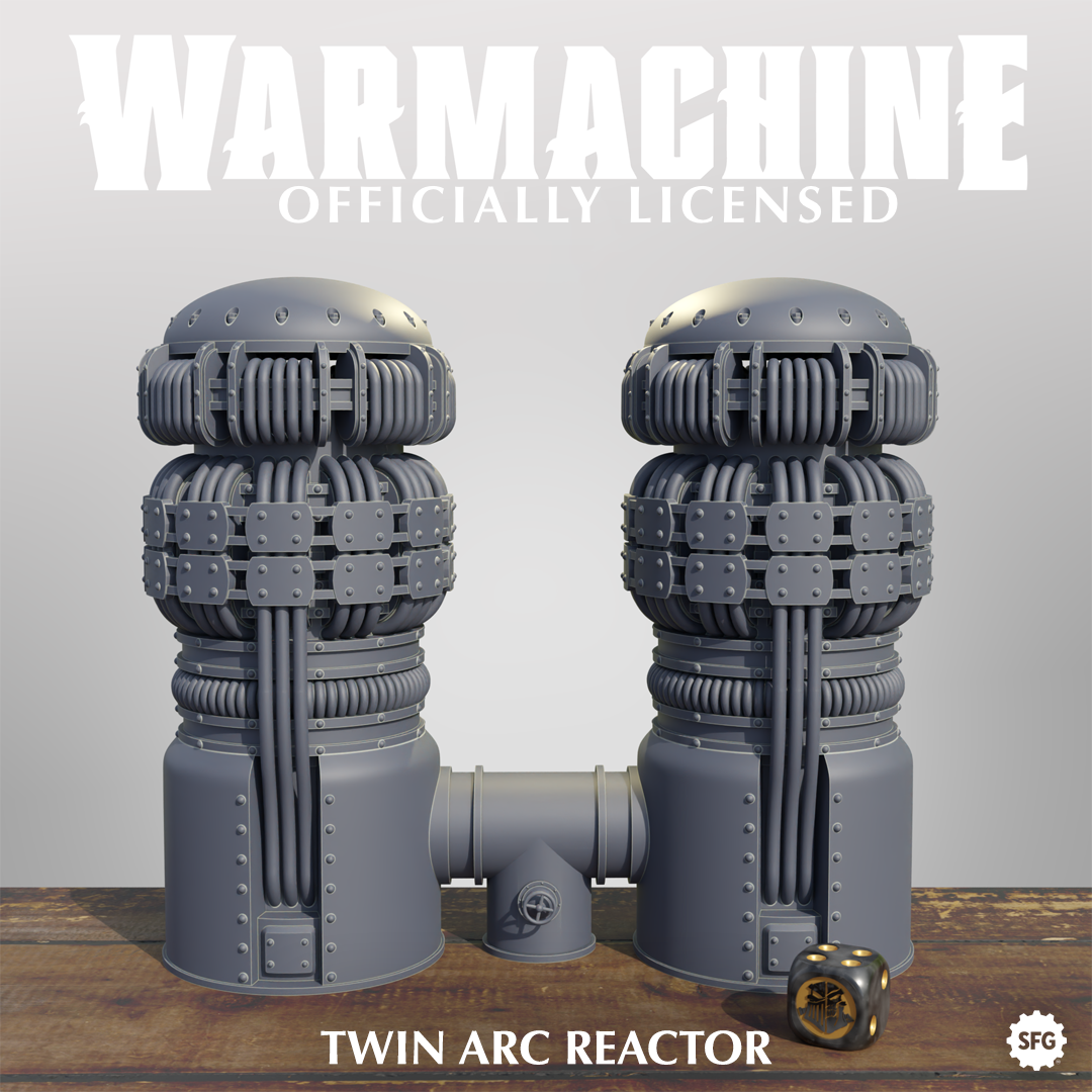 Warmachine 3D Crucible Guard Terrain Pack