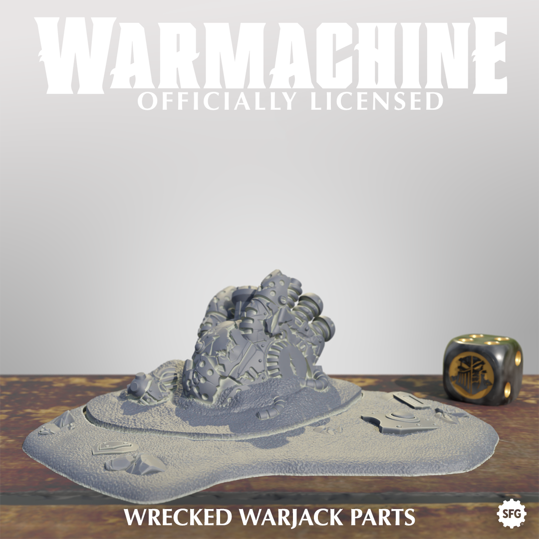 Warmachine 3D Storm Legion Terrain Pack