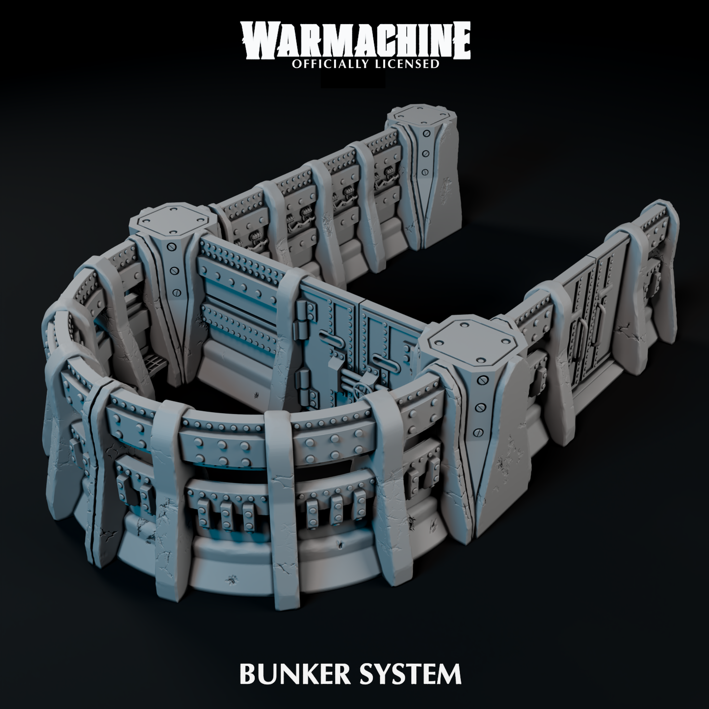 Warmachine 3D Gravedigger Security Checkpoint