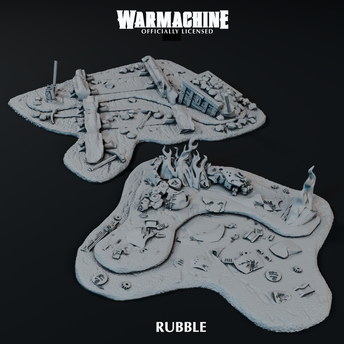 Warmachine 3D Gravedigger Security Checkpoint