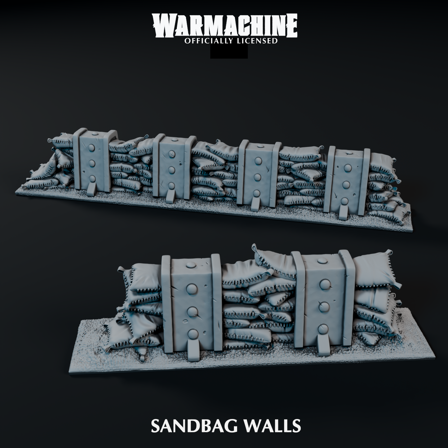Warmachine 3D Gravedigger Security Checkpoint