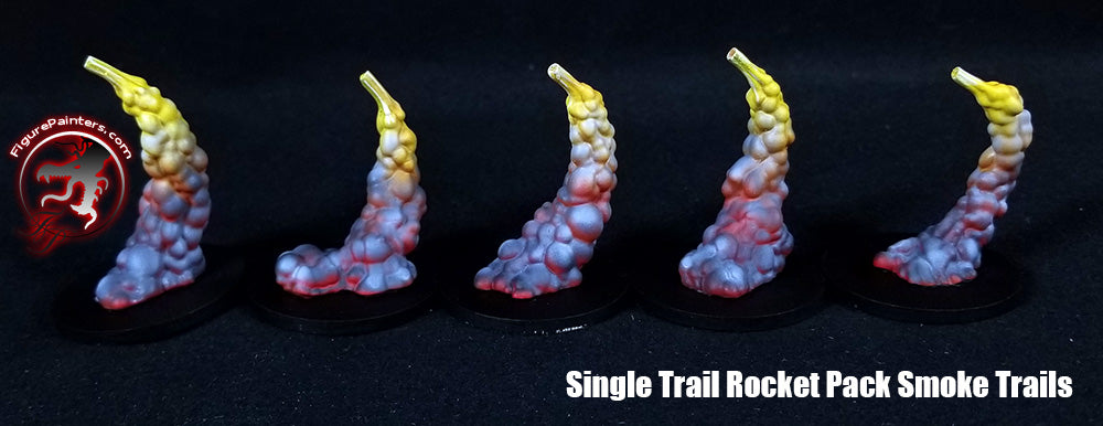 Smoke Trail Stands compatible w/ Sanguinary Guard, Ork Stormboy, Warhammer 40k